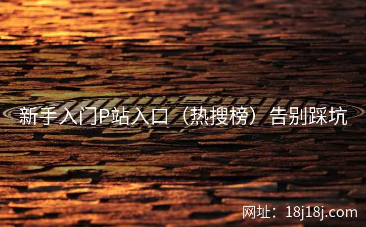 新手入门P站入口（热搜榜）告别踩坑
